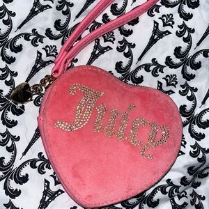 Coral Pink Juicy Couture Wristlet